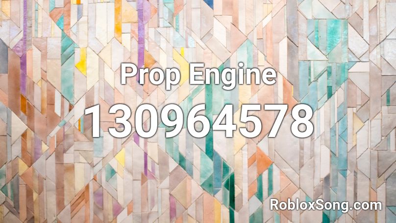 Prop Engine Roblox ID