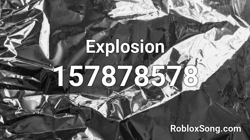 Explosion  Roblox ID