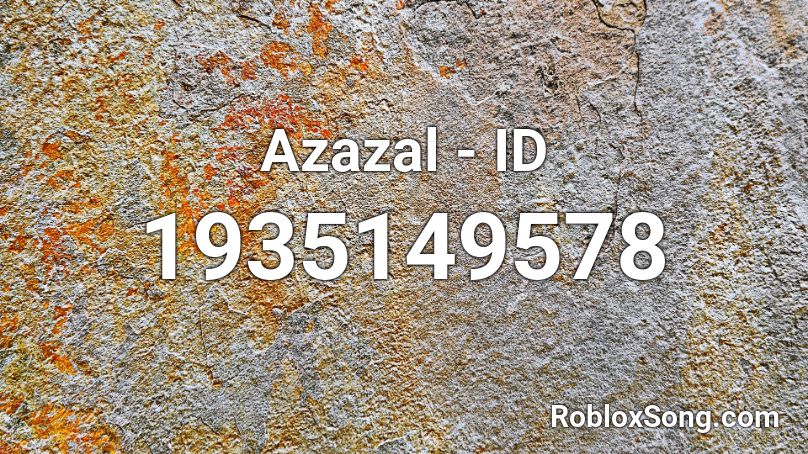 Azazal - ID Roblox ID