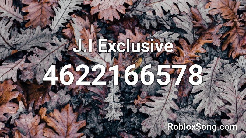 J.I Exclusive Roblox ID