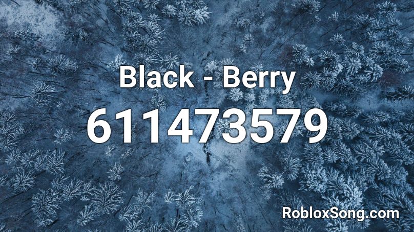 Black - Berry  Roblox ID
