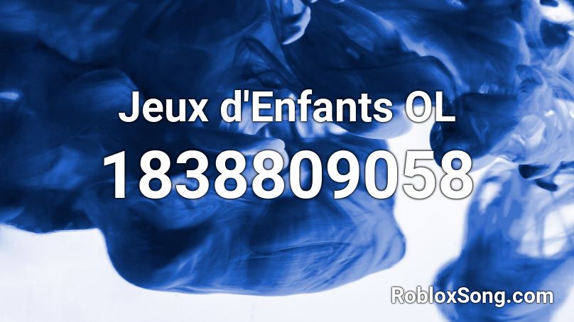 Jeux d'Enfants OL Roblox ID