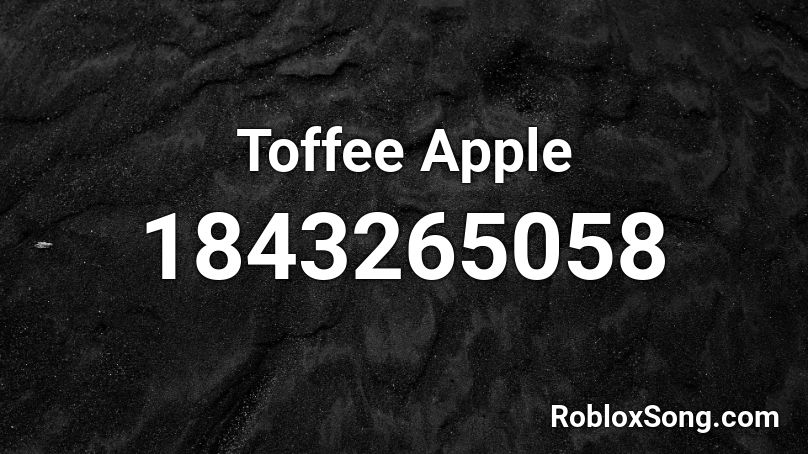 Toffee Apple Roblox ID