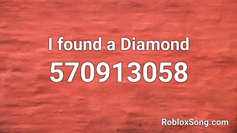 I found a Diamond Roblox ID