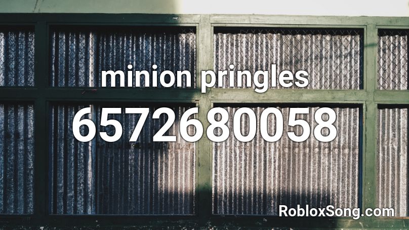 minion pringles Roblox ID