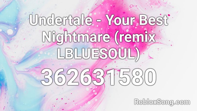 roblox music code undertale remix