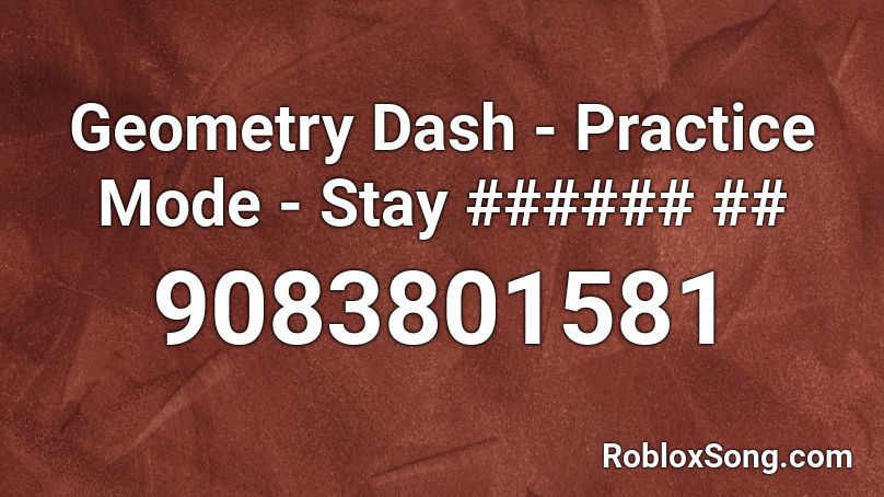 Roblox ID Codes for Music Geometry Dash - Touch, Tap, Play