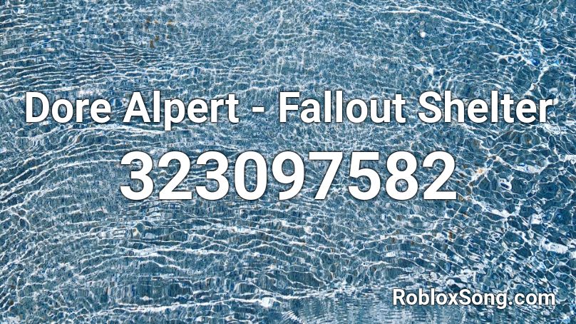 Dore Alpert - Fallout Shelter Roblox ID