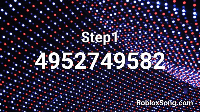 Step1 Roblox ID