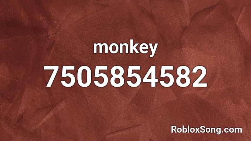 monkey Roblox ID