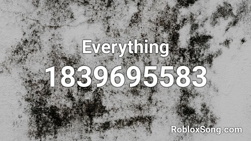 Everything Roblox ID