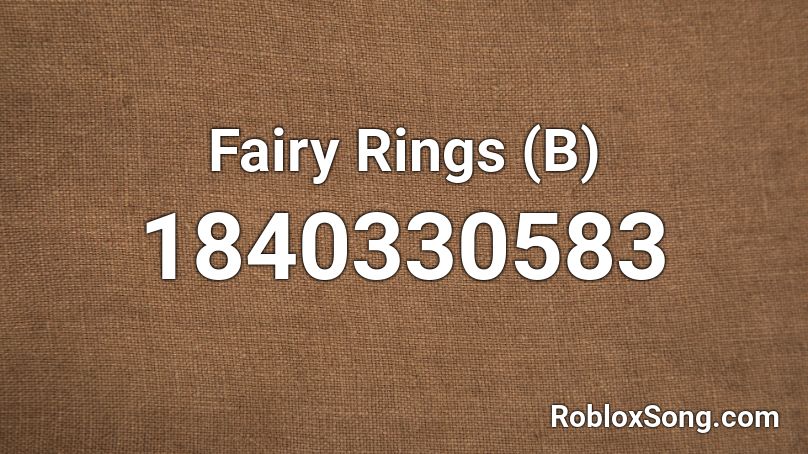 Fairy Rings (B) Roblox ID