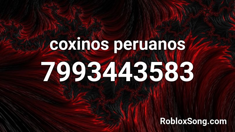 coxinos peruanos Roblox ID