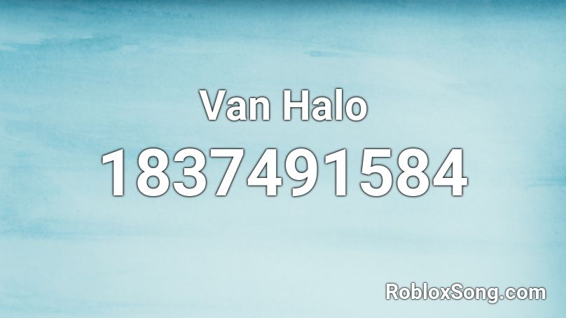 Van Halo Roblox ID