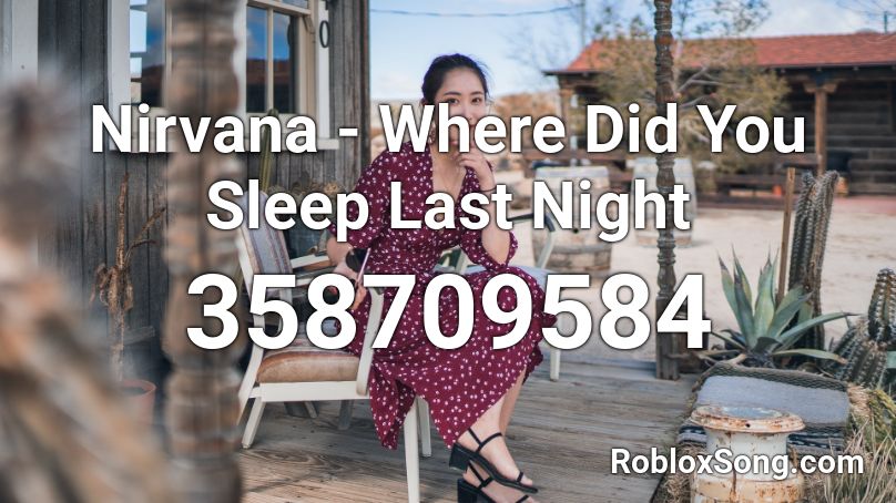 Nirvana - Where Did You Sleep Last Night Roblox ID