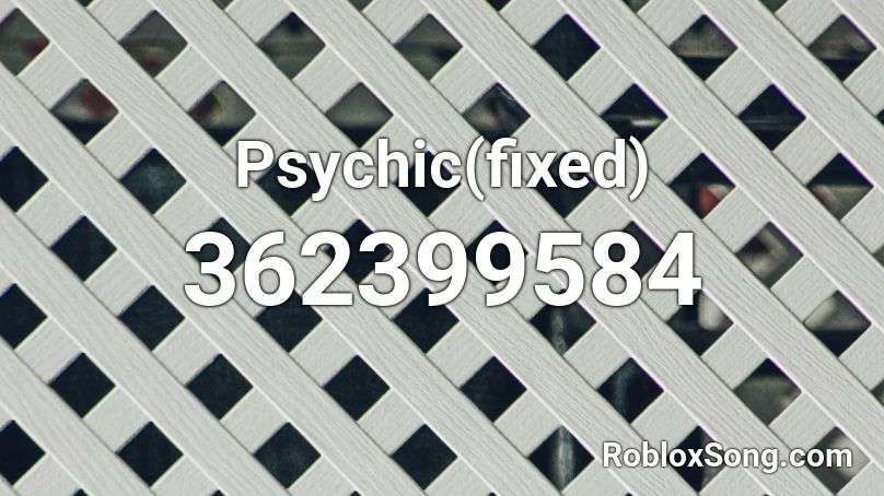 Psychic(fixed) Roblox ID