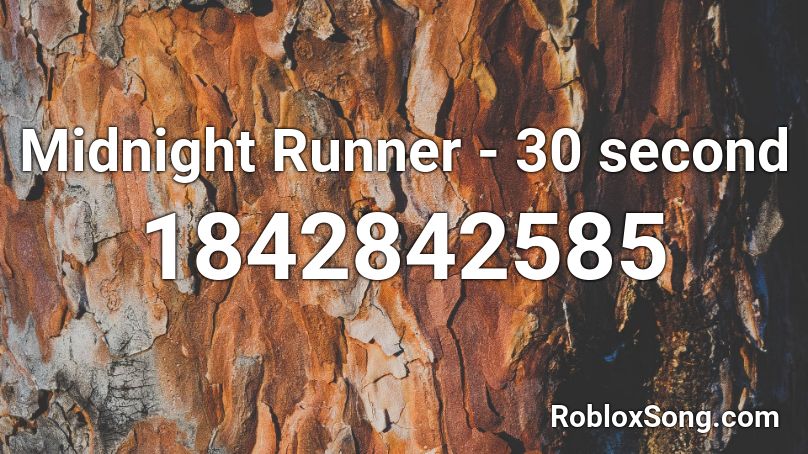 Midnight Runner - 30 second Roblox ID