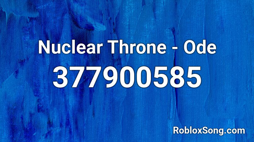 Nuclear Throne - Ode Roblox ID