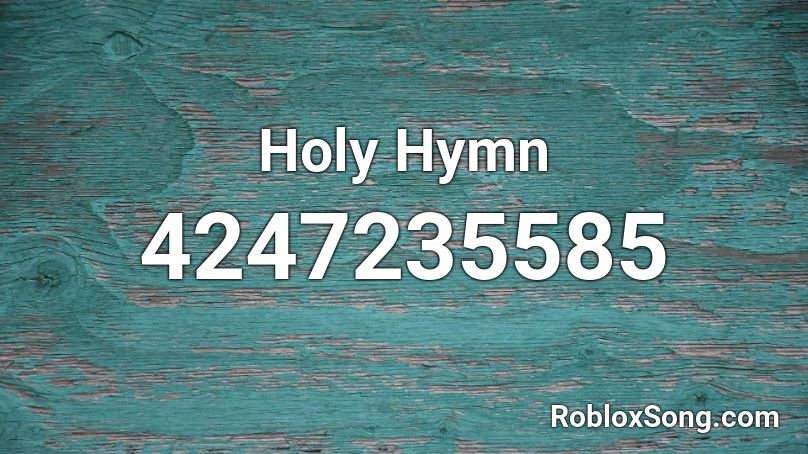 Western Hymn Redemption 2 Roblox ID