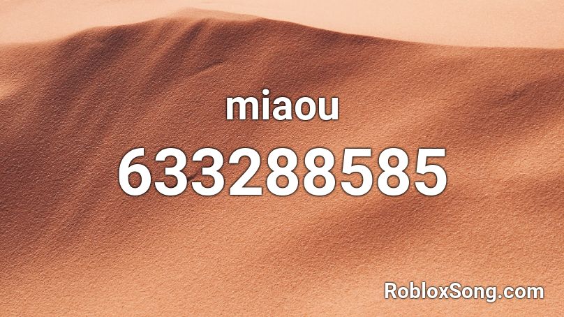 miaou Roblox ID