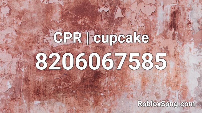 CPR | cupcake Roblox ID
