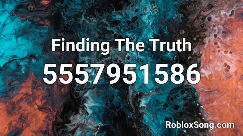 Finding The Truth Roblox ID