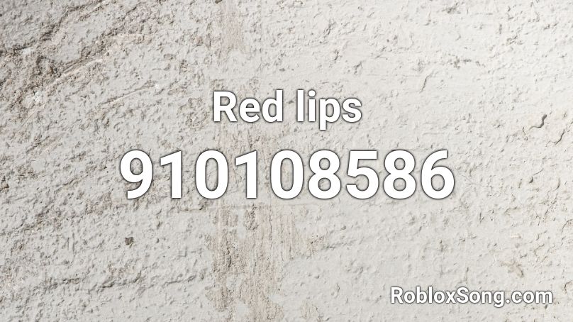 Red lips Roblox ID
