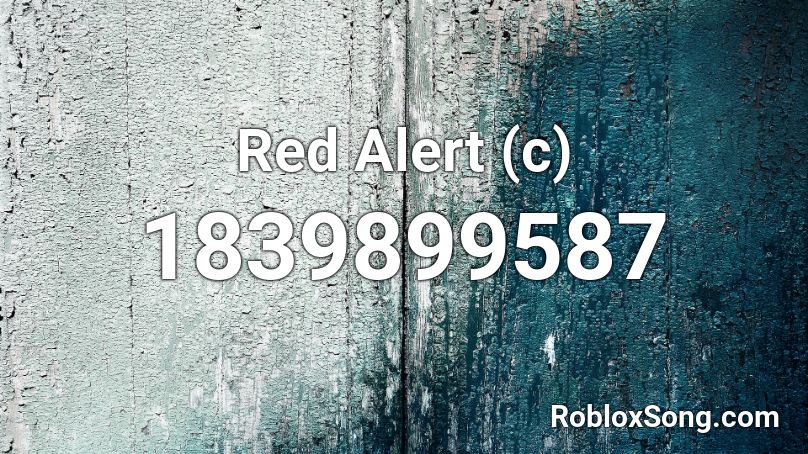 Red Alert (c) Roblox ID