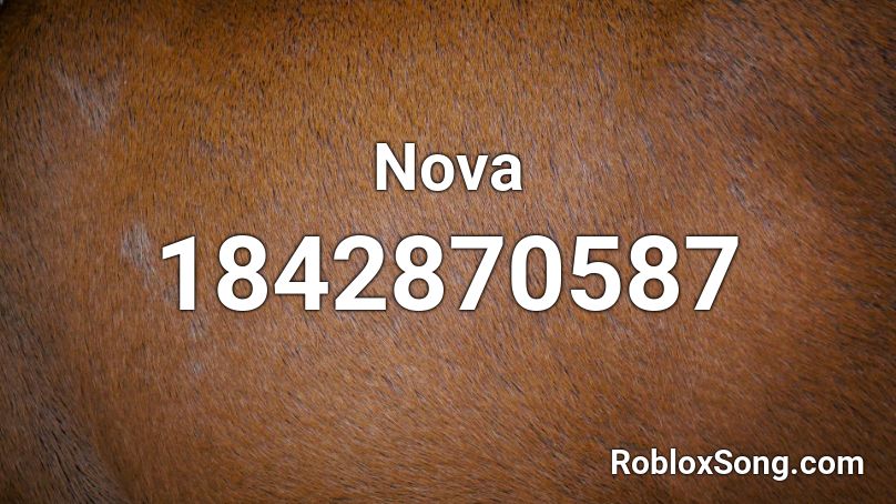Nova Roblox ID