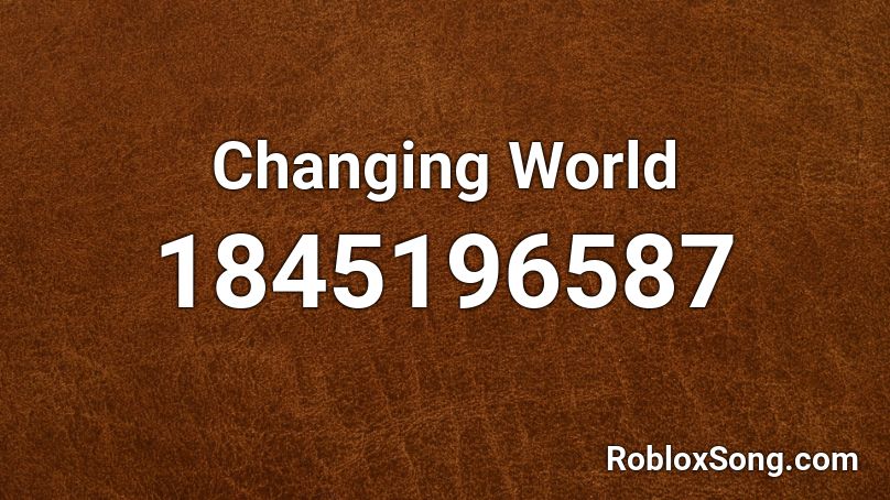 Changing World Roblox ID