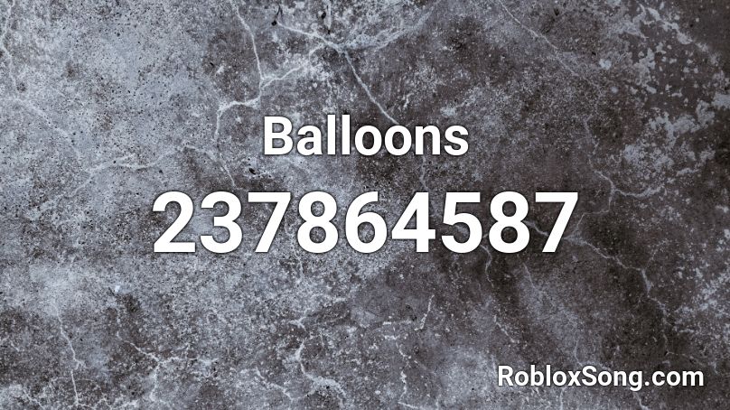 Balloons Roblox ID