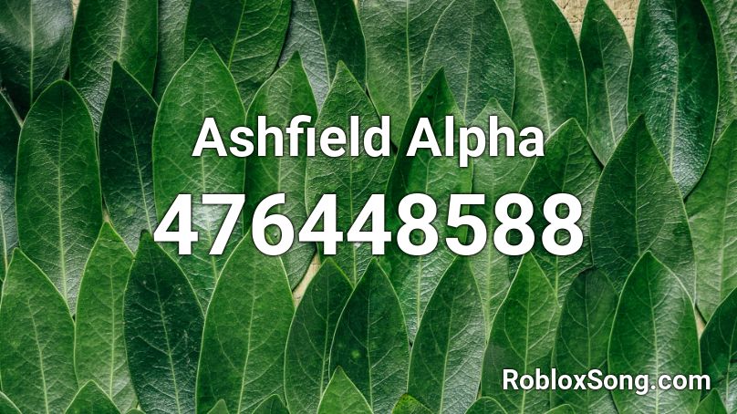 Ashfield Alpha Roblox ID