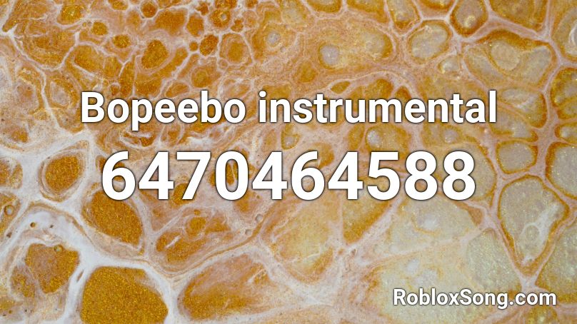 Bopeebo Instrumental Roblox Id Roblox Music Codes - instrumental music id roblox