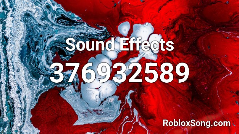 Sound Effects Roblox ID