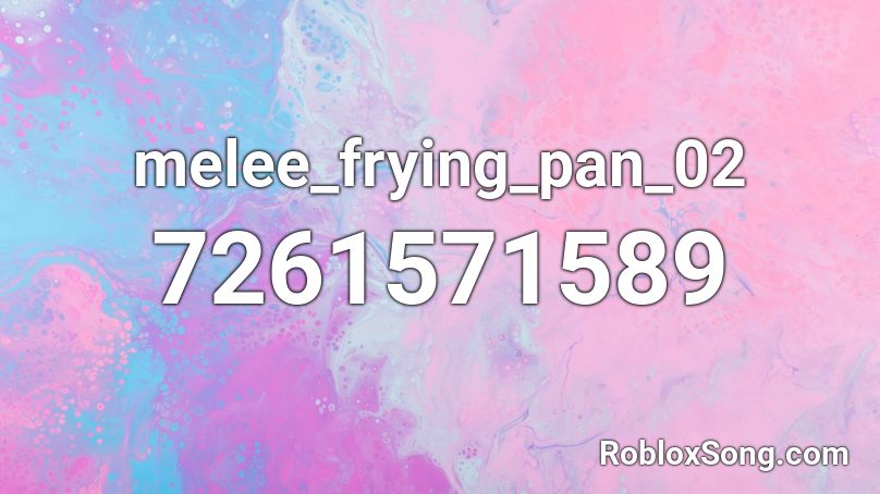 melee_frying_pan_02 Roblox ID