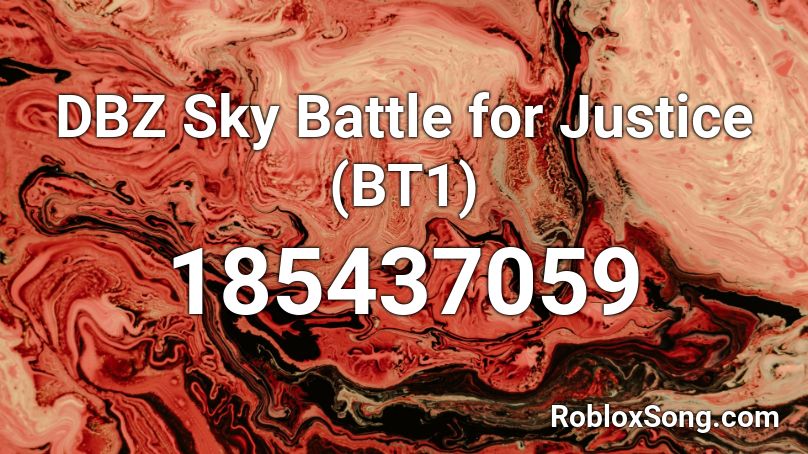 DBZ Sky Battle for Justice (BT1) Roblox ID