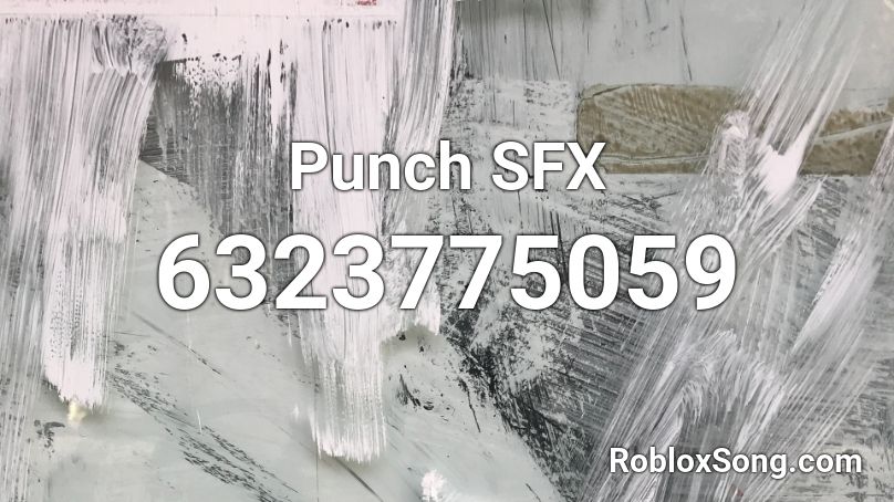 Punch SFX Roblox ID