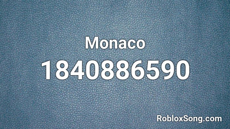 Monaco Roblox ID