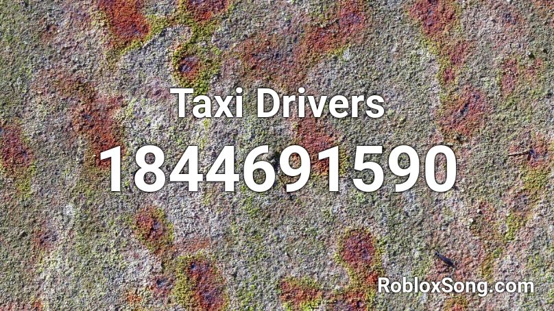 Taxi Drivers Roblox ID