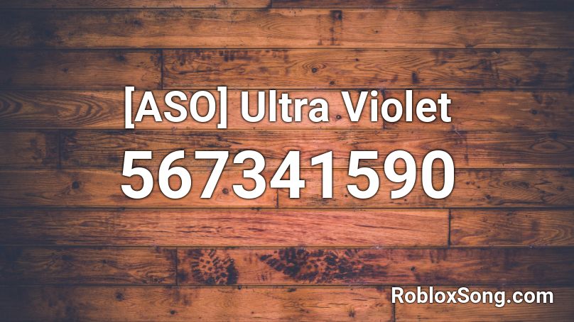 [ASO] Ultra Violet Roblox ID