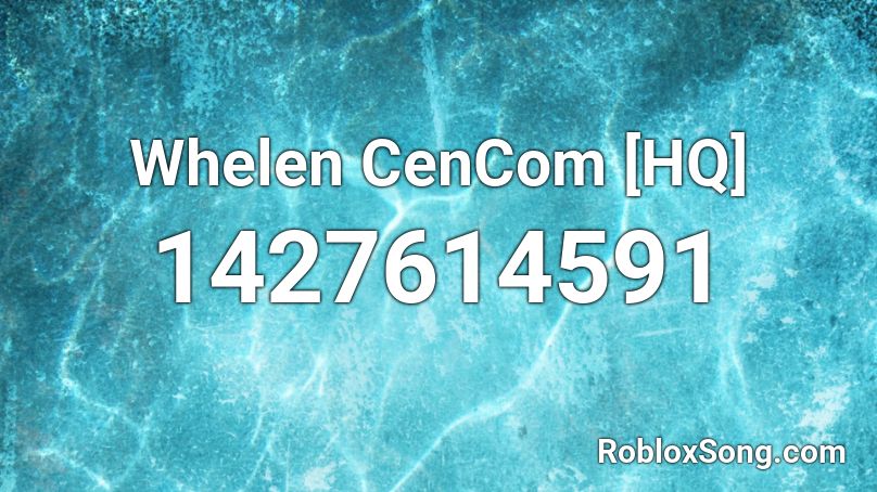 Whelen CenCom [HQ] Roblox ID