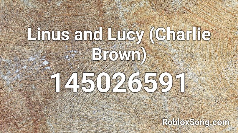 Linus and Lucy (Charlie Brown) Roblox ID