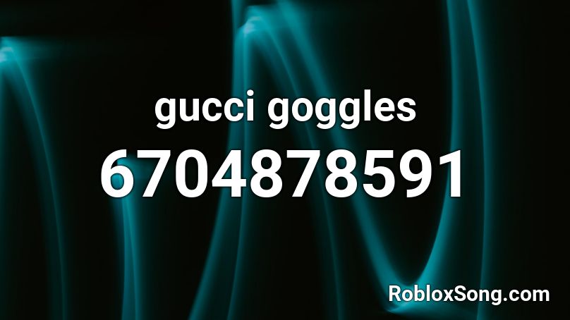 gucci goggles Roblox ID