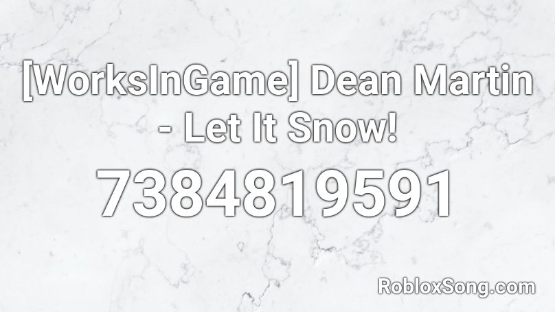 dean martin let it snow karaoke version