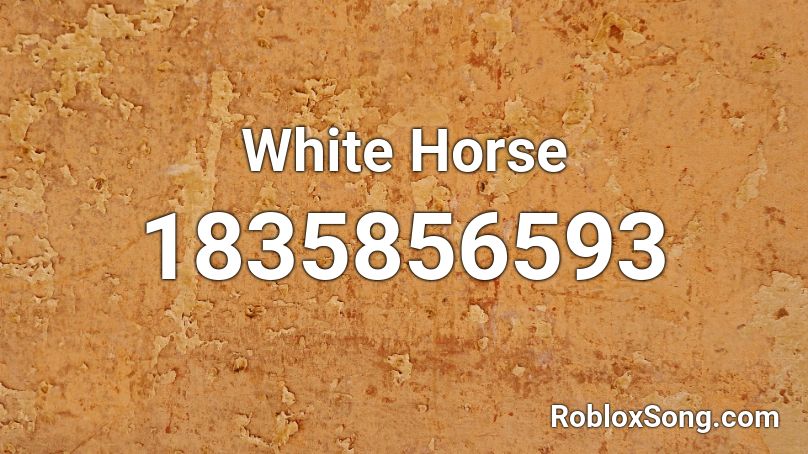 White Horse Roblox ID