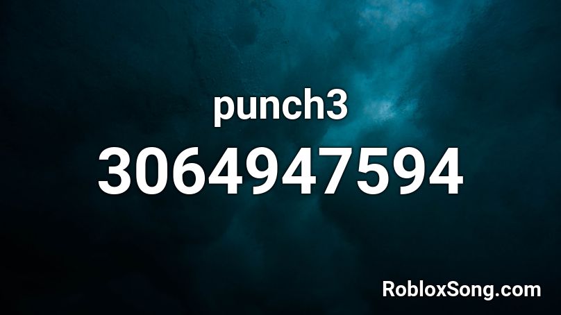 punch3 Roblox ID