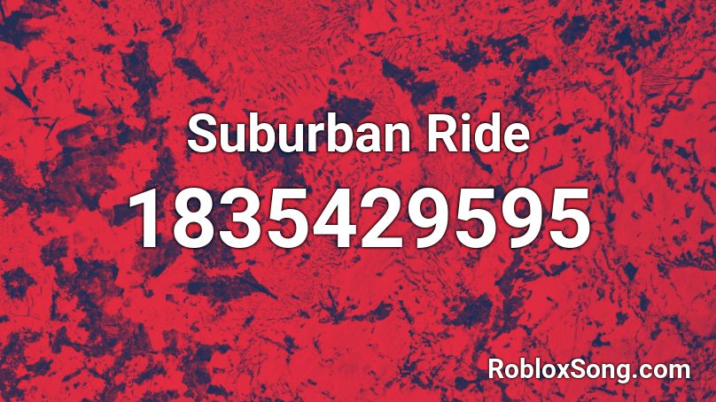 Suburban Ride Roblox ID