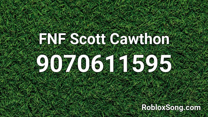 FNF Scott Cawthon Roblox ID