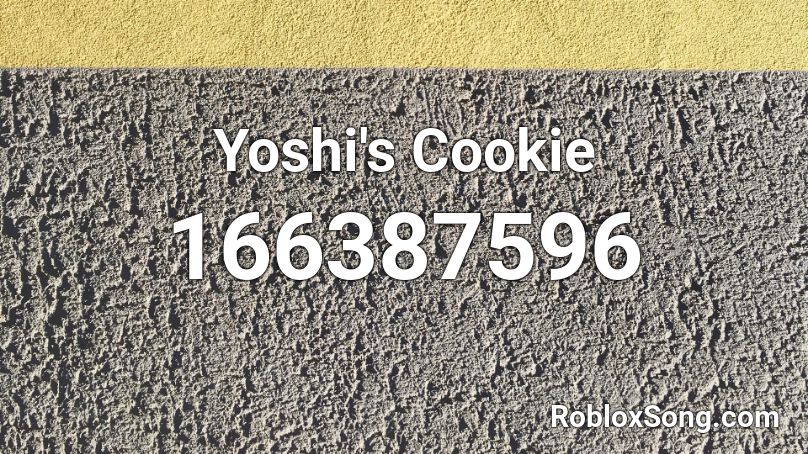 Yoshi's Cookie Roblox ID