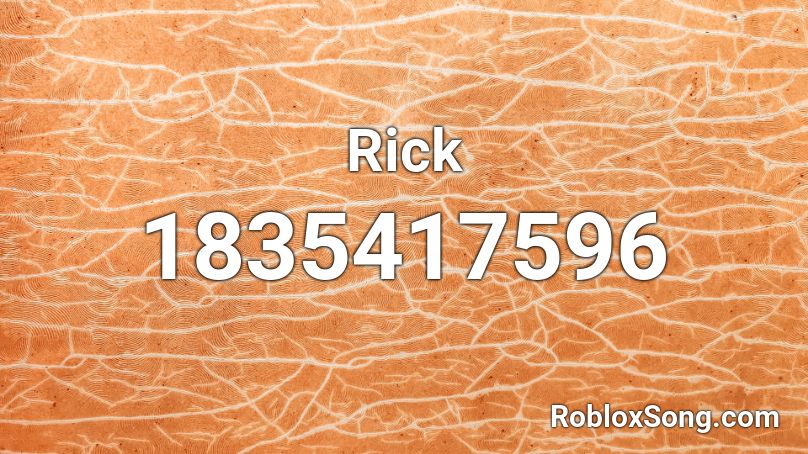 Rick Roblox ID